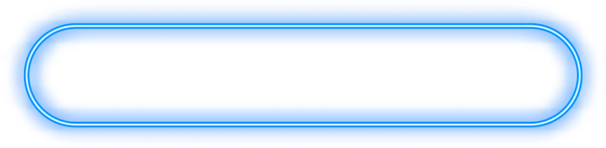 Neon Blue Oval Frame